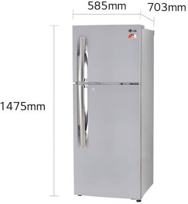 LG 260 L Frost Free Double Door 2 Star Convertible Refrigerator